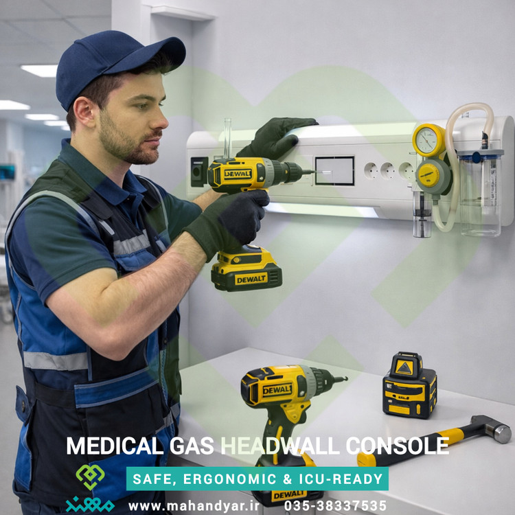 نصب و راه اندازی کنسول گازهای طبی بیمارستانی