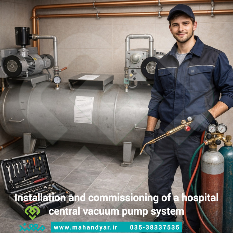 نصب پمپ وکیوم بیمارستانی