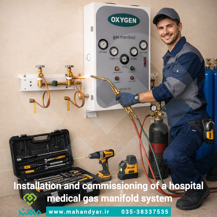 نصب منیفولد گاز طبی بیمارستانی