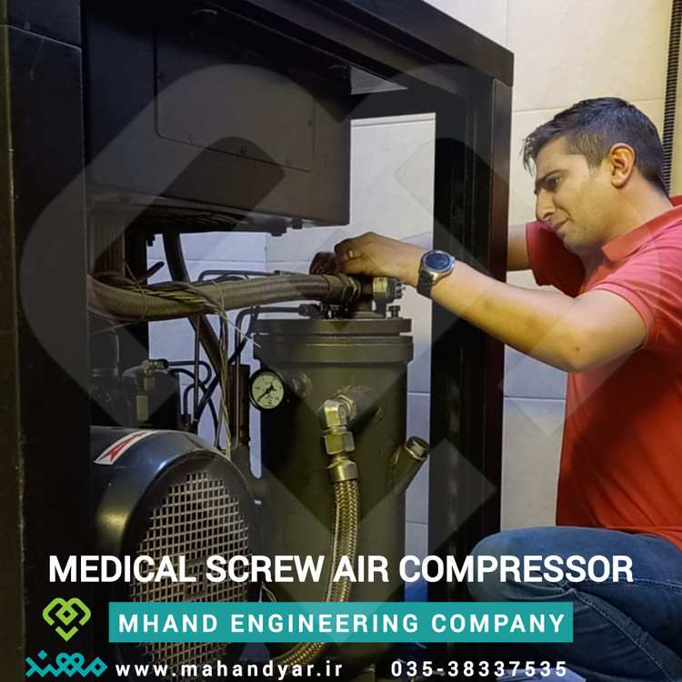 نصب پمپ هوای فشرده بیمارستانی